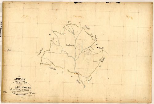 Les Fours. - Plan de section, C2