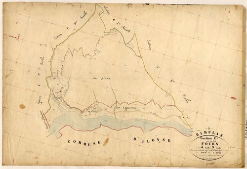Les Fours. - Plan de section, C3