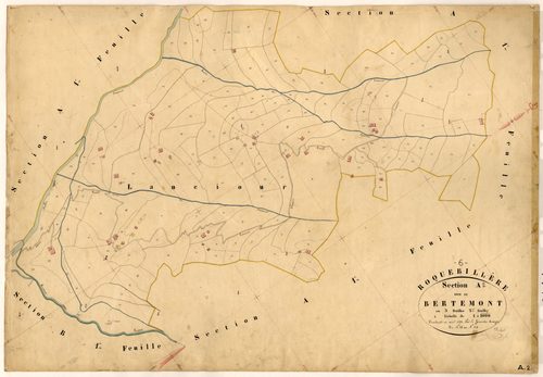 Bertemont. - Plan de section, A2