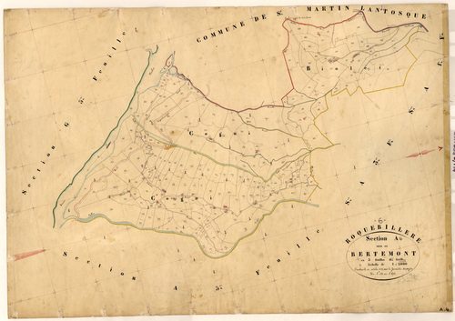 Bertemont. - Plan de section, A4