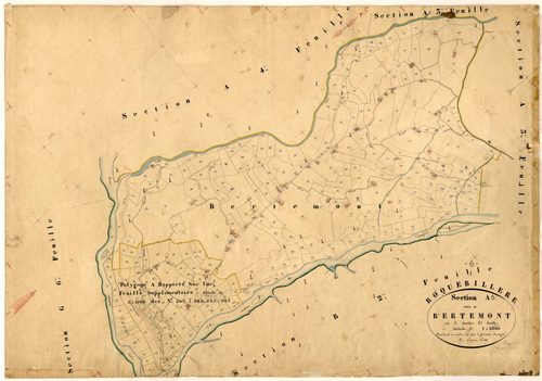 Bertemont. - Plan de section, A5