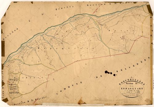 Espagliart. - Plan de section, B2