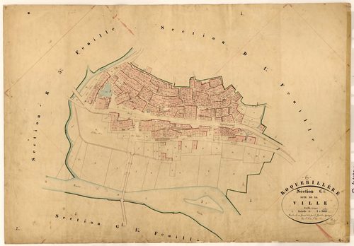 La Ville. - Plan de section, C