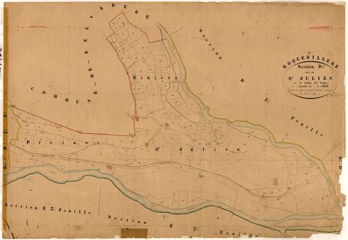 Saint-Julien. - Plan de section, D2