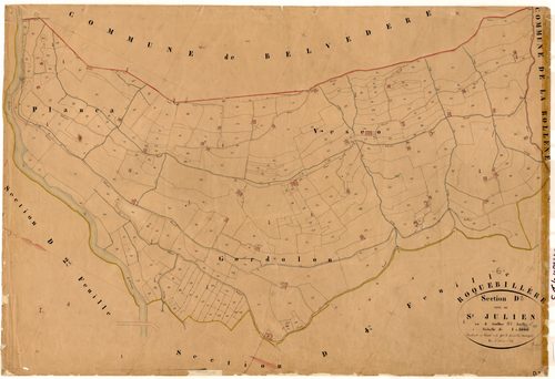 Saint-Julien. - Plan de section, D3