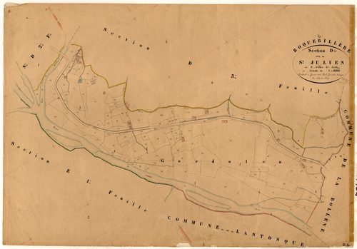 Saint-Julien. - Plan de section, D4