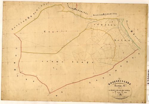 Giboel et Sauma Longa. - Plan de section, E1