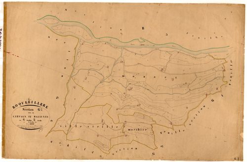 Cervagn et Mallunes. - Plan de section, G2