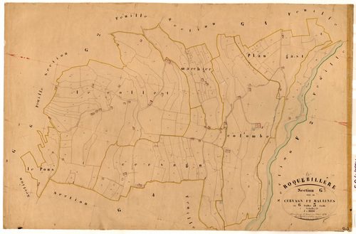 Cervagn et Mallunes. - Plan de section, G3