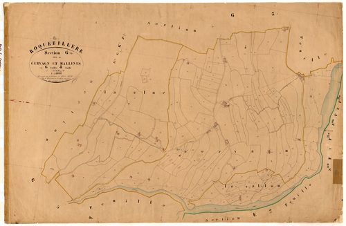 Cervagn et Mallunes. - Plan de section, G4