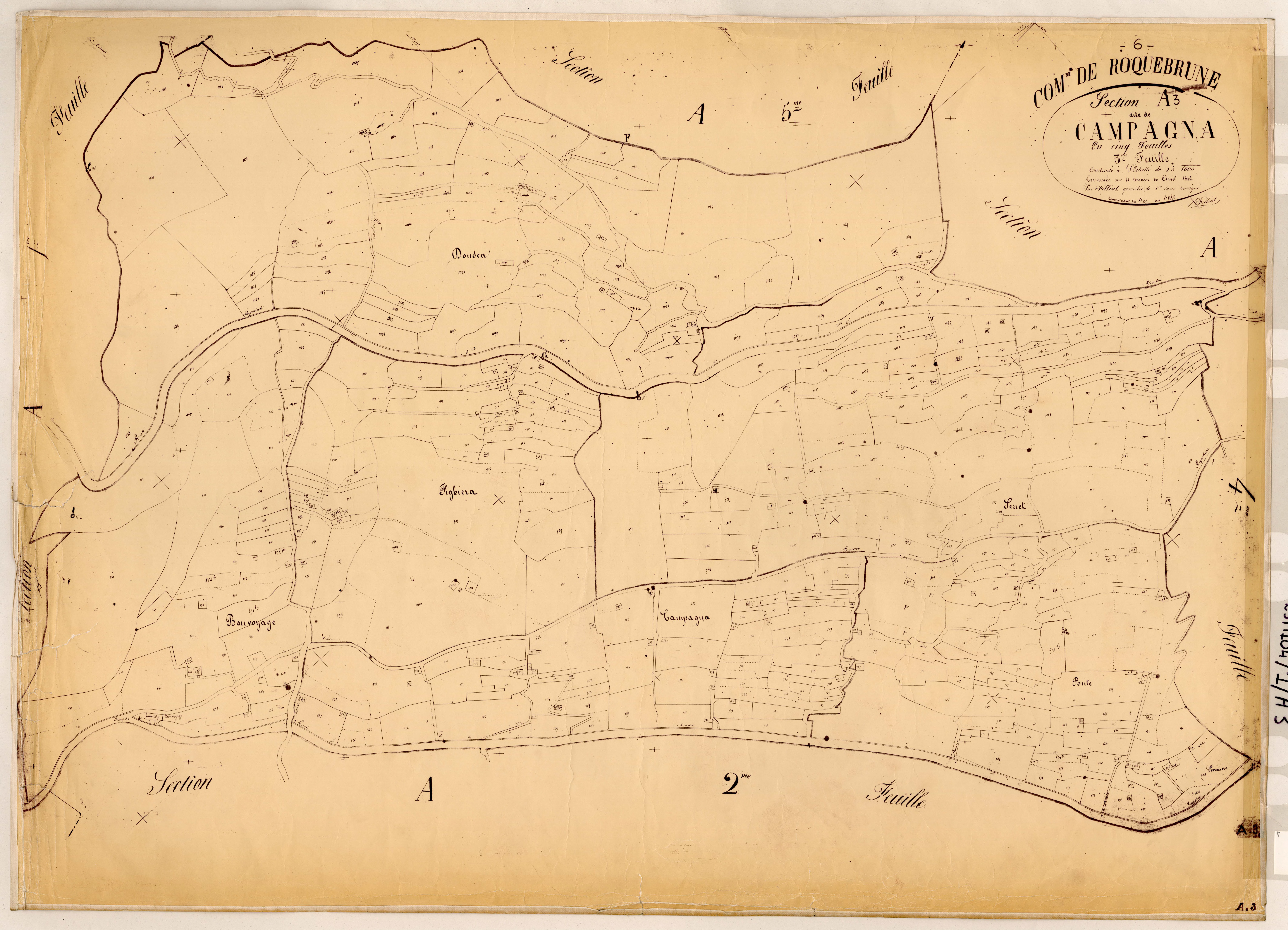 Campagna. - Plan de section, A3
