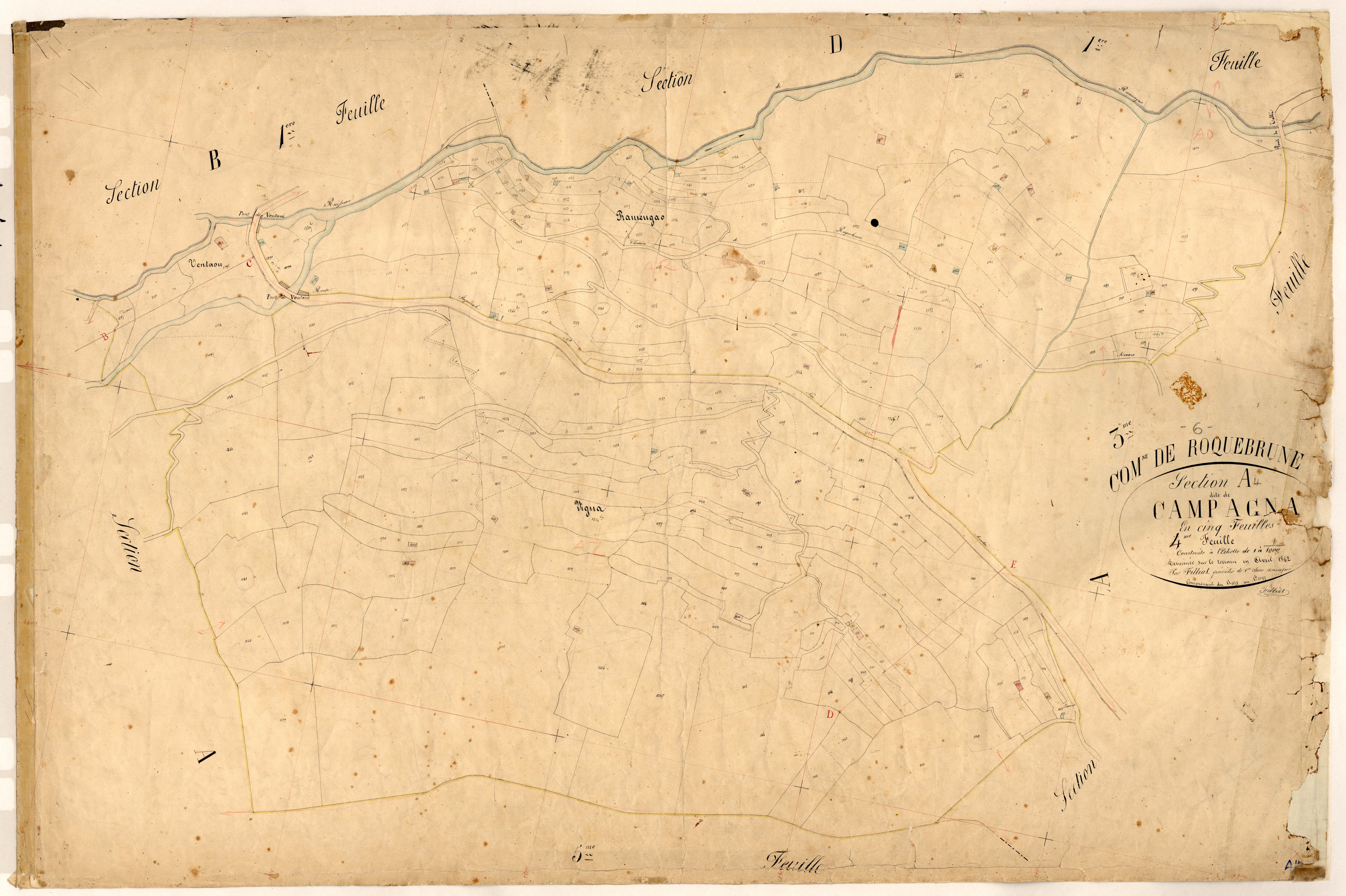 Campagna. - Plan de section, A4