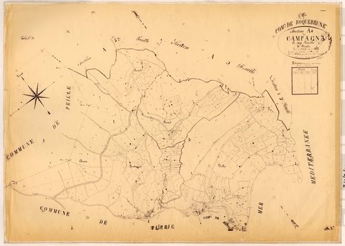 Campagna. - Plan de section, A1
