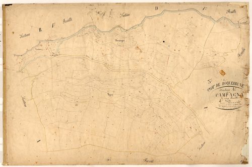 Campagna. - Plan de section, A4