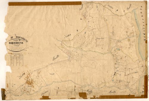Roquebrune. - Plan de section, D1