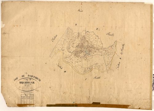 Roquebrune. - Plan de section, D2