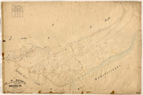 Roquebrune. - Plan de section, D3