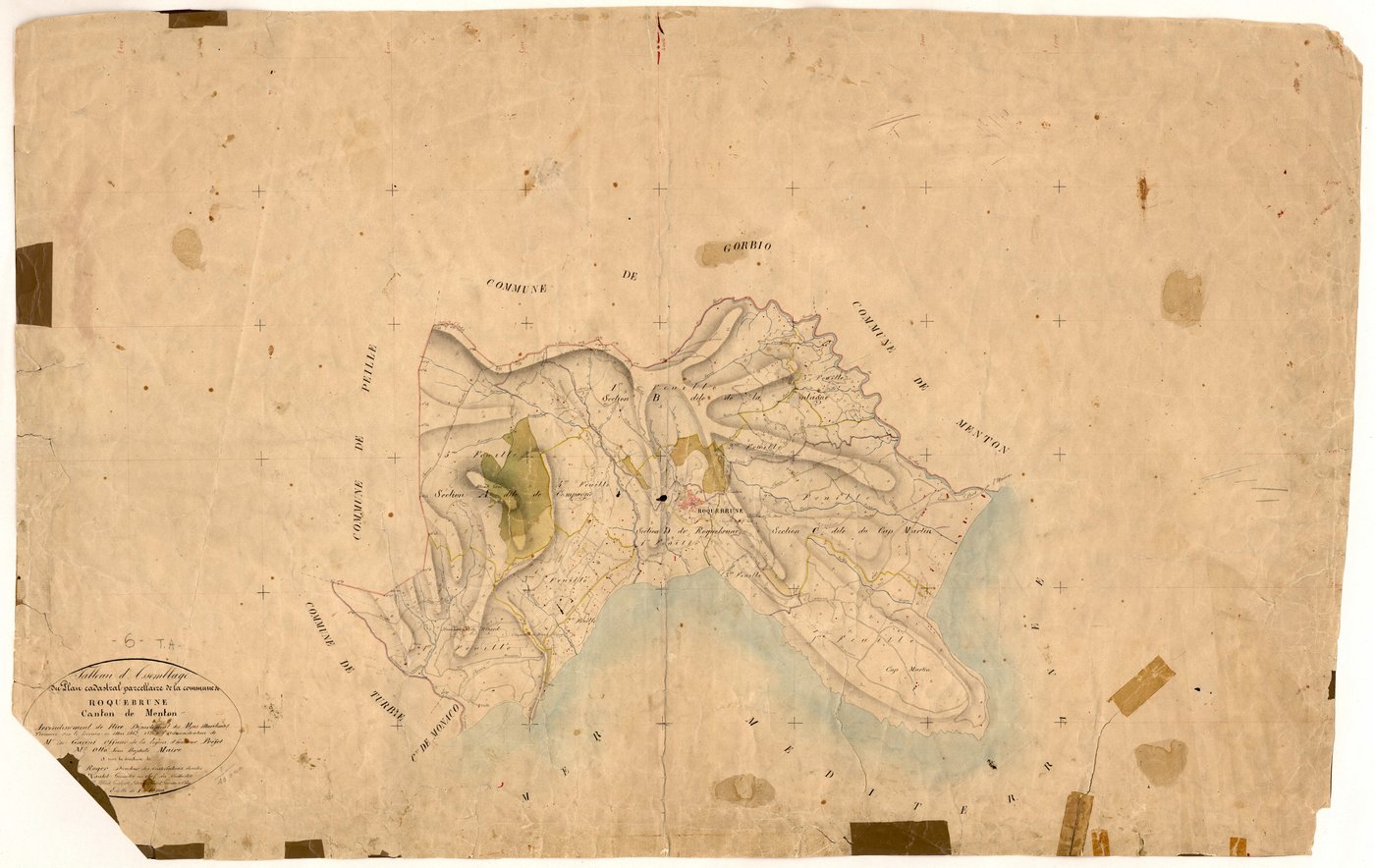 Tableau d'assemblage. - TA