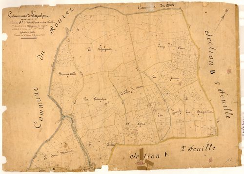 Notre-Dame, la Messuguière. - Plan de section, A1