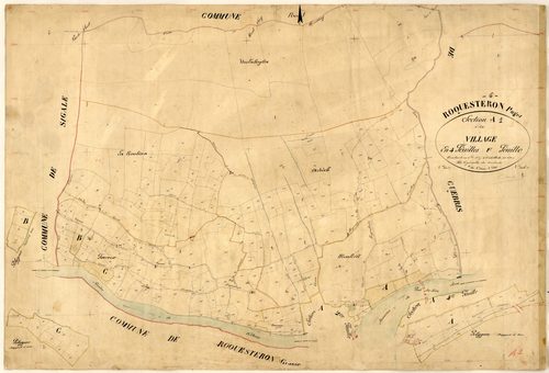 Le Village. - Plan de section, A1