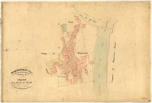 Le Village. - Plan de section, A2