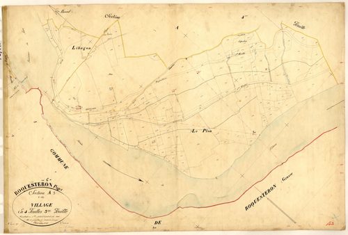Le Village. - Plan de section, A3