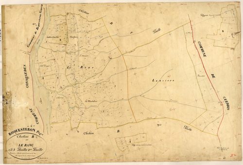 Le Ranc. - Plan de section, B2