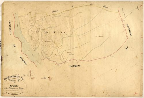 Le Ranc. - Plan de section, B3