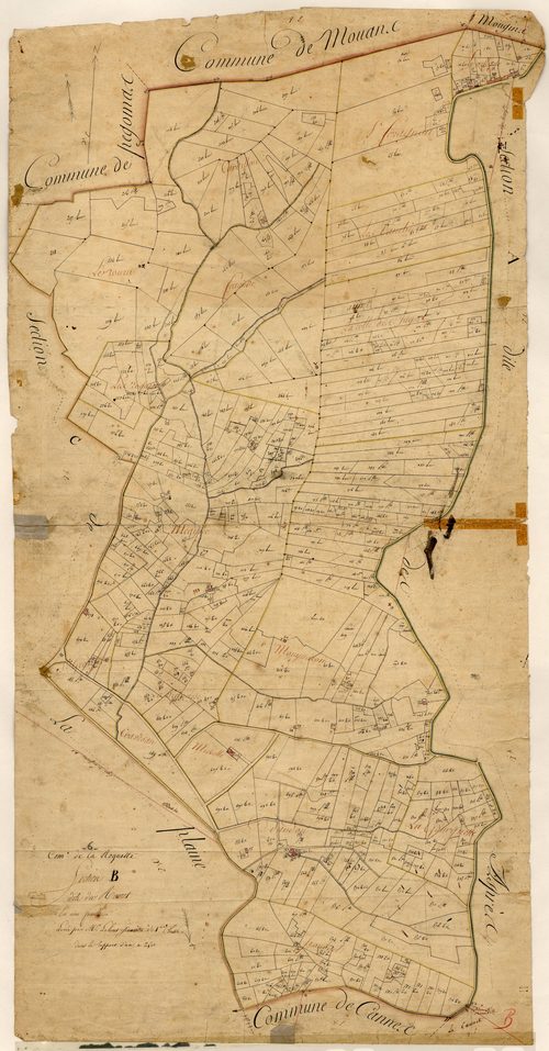 Le Rouret. - Plan de section, B
