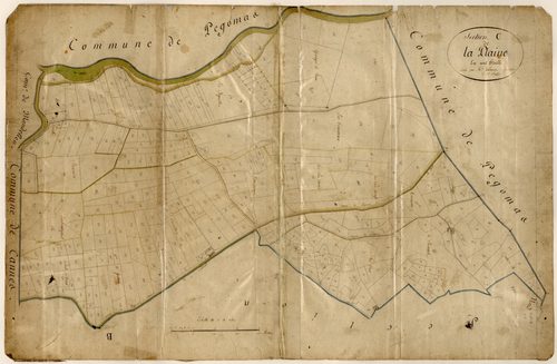 La Plaine. - Plan de section, C