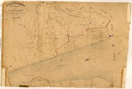 La Roquette. - Plan de section, A2