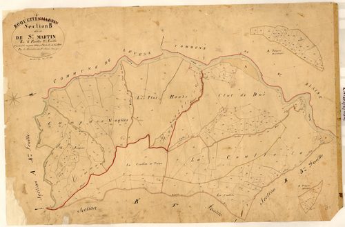 La Roquette. - Plan de section, B2