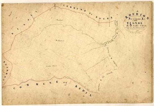 Vignol. - Plan de section, A1