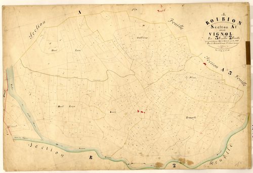 Vignol. - Plan de section, A2