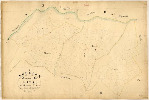 Laval. - Plan de section, B1