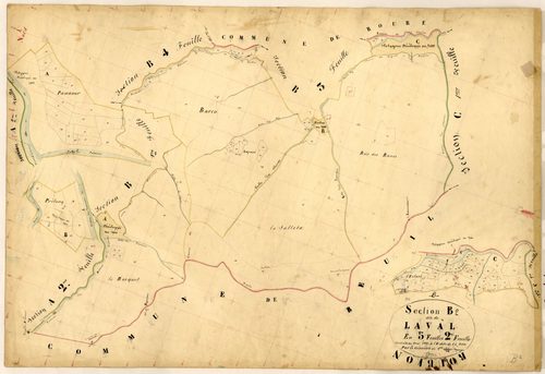 Laval. - Plan de section, B2