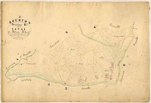 Laval. - Plan de section, B5