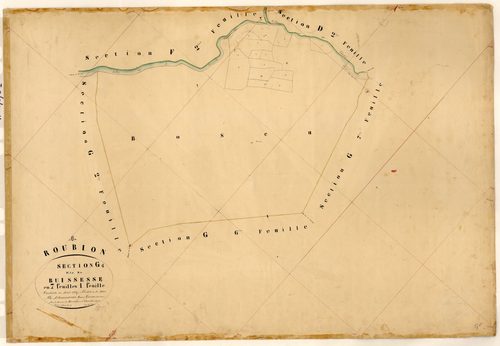 Buissesse. - Plan de section, G1
