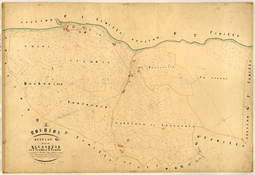 Buissesse. - Plan de section, G2