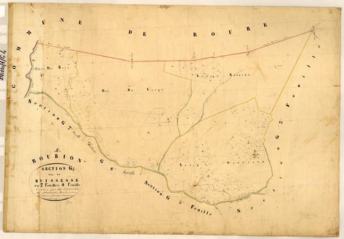 Buissesse. - Plan de section, G4