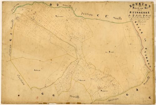 Buissesse. - Plan de section, G7