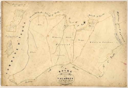 Valabres. - Plan de section, B1