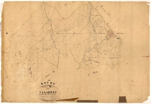 Valabres. - Plan de section, B2