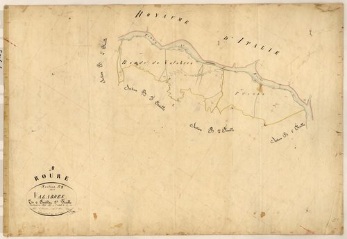Valabres. - Plan de section, B5