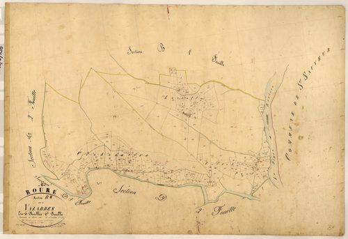 Valabres. - Plan de section, B6
