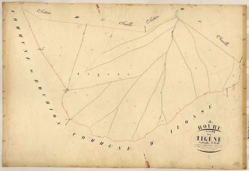 Tigène. - Plan de section, H2