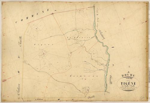Tigène. - Plan de section, H3