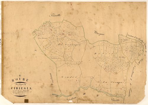 La Ciriegia. - Plan de section, I2