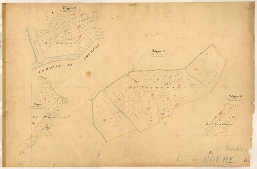 La Traversa (développement). - Plan de section, L(d)