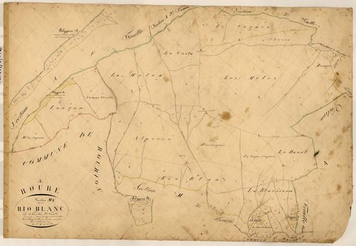 Rio-Blanc. - Plan de section, M2